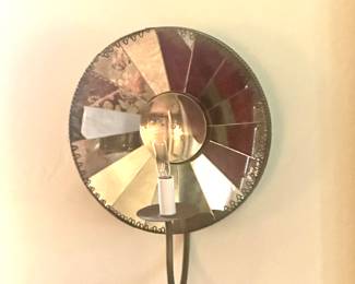 Pair Urban Electric Reflector Wall Sconces