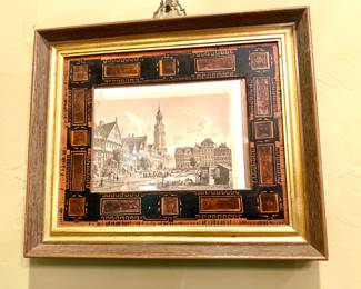 Beautifully Framed and Matted Etching