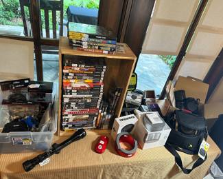 Video Games, Cameras, Wireless Speakers, Rifle Scope