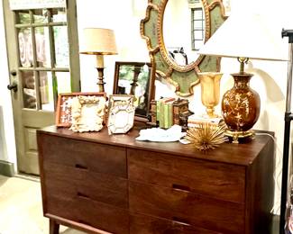 Crate & Barrel Mid-Century Style Chest