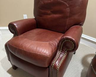 Bradinton Young Lloyd's Brown Leather Reclining Armchair