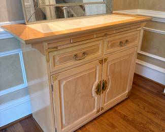 Bernhardt 2 Drawer / 2 Door Buffet / Bar (18"D x 48"W x 35-1/2"H)