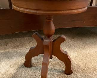 marble topped organ stool