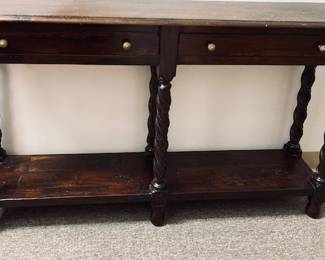 Thornhill Console Table. Rustic Chestnut.