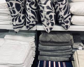 Wide Selection of Bath and Bed Linens.