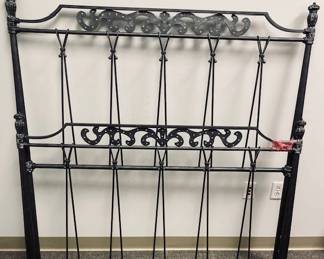 Custom Made Antique Silver Queen Bed.