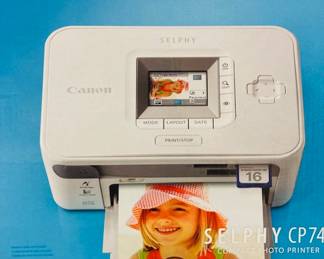 Canon Selphy CP740 Digital Photo Inkjet Printer. In Box.
