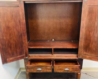 Pottery Barn Mason Media Cabinet Armoire.