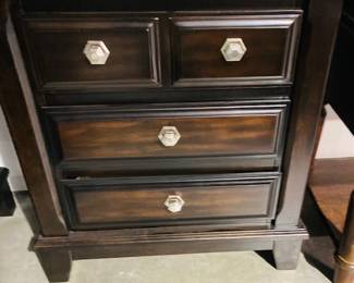 Ashley Furniture 10 Drawer Dresser w/Mirror and Night Stand.
