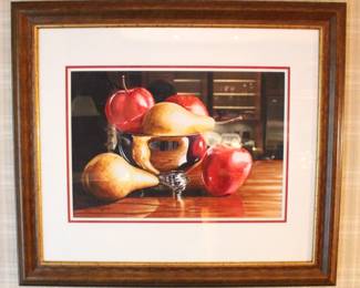 Watercolor "Apples & Pears" Carol Creel BUY IT NOW! $250.00 28 1/2" x 32 3/4" Original price $1,200