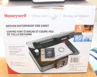 Honeywell medium waterproof fire chest.
