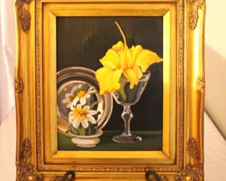 "Silver, Porcelain & Crystal" Elayne Kuehler $75.00 13" x 15"