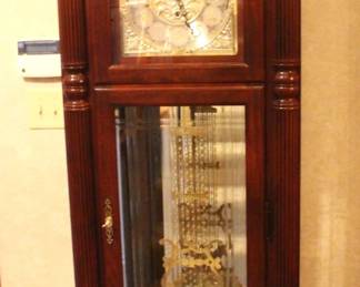 Howard Miller Grandfather Moon Clock. Model 610-904. BUY IT NOW! $475.00. 90 1/2" H x 27 3/4" W x 16 1/4" D