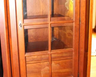 Bob Timberlake right side media storage unit w/glass door. BUY IT NOW! $295.00. Orig. price $1,470 .
27 1/2" W x 27" D x 80 1/2" H.