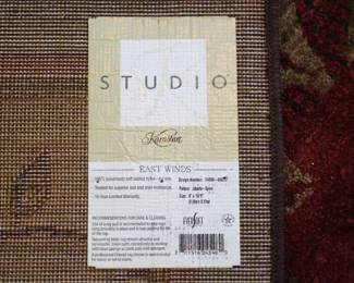Studio Karastan rug, nylon cut pile. 8' x 10' 9" BUY IT NOW! $150.00.
