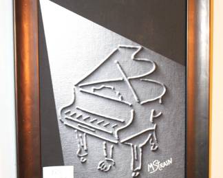 Framed 3-D Art by M. Strain.