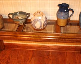 Various pottery pieces.