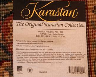 Karastan Wool Rug. BUY IT NOW! $325.00. 8' 8" X 10' 6".