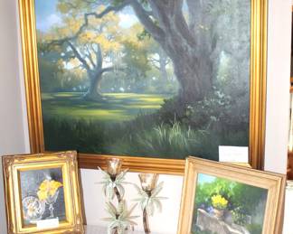 Lovely oil paintings by Baton Rouge artist Elayne Kuehler.
