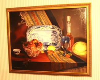 "Gracious Still Life" BUY IT NOW! $225.00.
Elayne Kuehler 25" x 31" Orig. price $825.