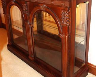 Display Cabinet/Console side glass doors. BUY IT NOW! $325.00. 14 1/2" D X 48" W x 35 1/2" H.