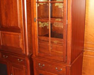 Bob Timberlake right side media storage unit w/glass door. BUY IT NOW! $295.00. Orig. price $1,470 .
27 1/2" W x 27" D x 80 1/2" H.