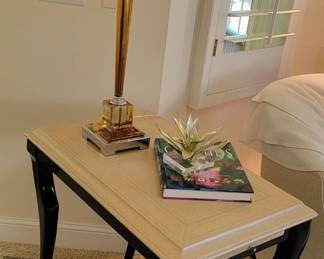 Long table for side of sofa, and it also has a......