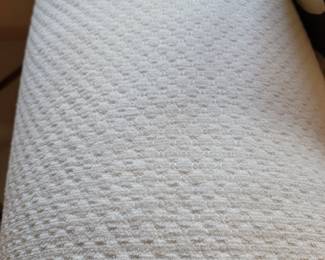 Close up of fabric on couch and chairs