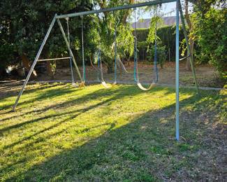 Vintage swing set $100