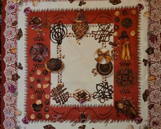 Longchamps silk scarf