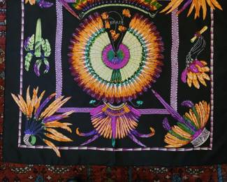 Hermes silk scarf