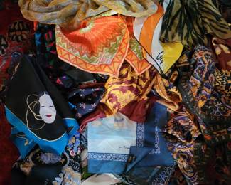 Huge variety of designer scarves