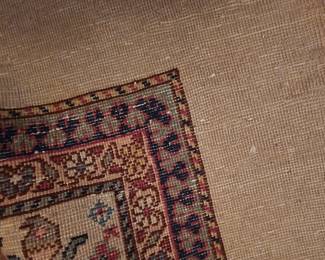 antique Persian rug (over 100 years old) measures approx. 120" x 160"