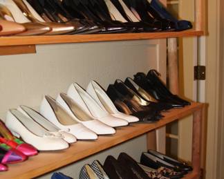 Ladies shoes, handbags, clothing