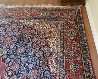 antique Persian Kashan 140" x 106" - over 100 years old in very fine condition