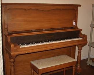 antique Wellington upright piano