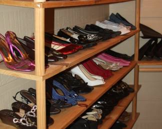 Ladies shoes, handbags, clothing