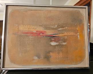 "Abstract 71" original oil painting by artist Nicole Lidji