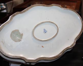 antique signed SEVRES dresser box 