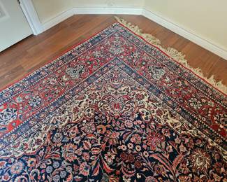 antique Persian Kashan 140" x 106" - over 100 years old in very fine condition