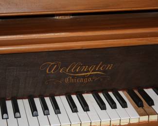 antique Wellington upright piano