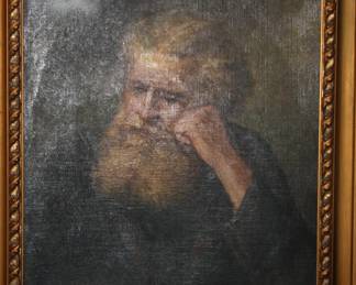 portrait oil painting by Italian artist Erminio Soldera (1874-1955)  