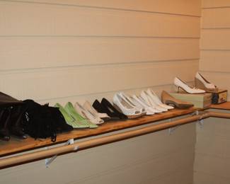 Ladies shoes, handbags, clothing