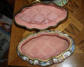 antique signed SEVRES dresser box 