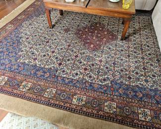 antique Persian Rug 120" x 160" - over 100 years old in very fine condition