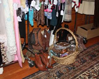 vintage clothing, Cowboy boots, belts