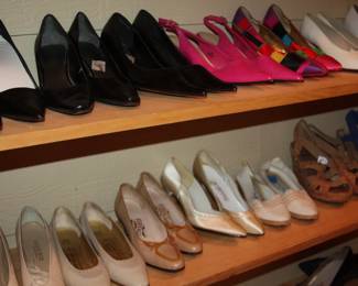Ladies shoes, handbags, clothing