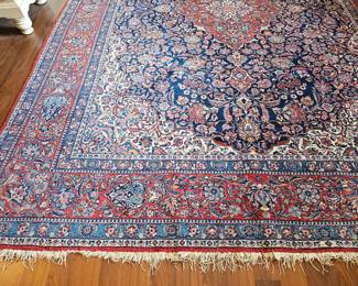 antique Persian Kashan 140" x 106" - over 100 years old in very fine condition