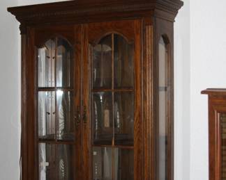 wall mounted lighted display cabinet