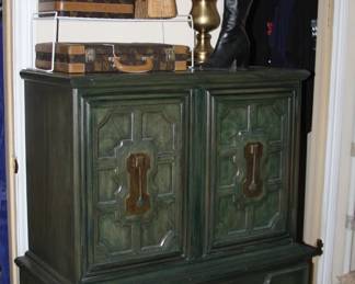 MCM green bedroom furniture